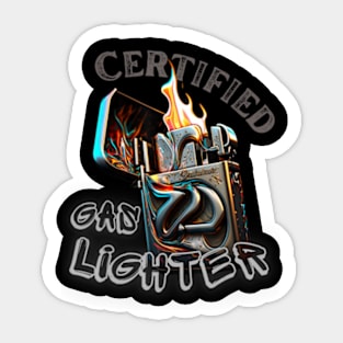 Certified Gas Lighter Sticker